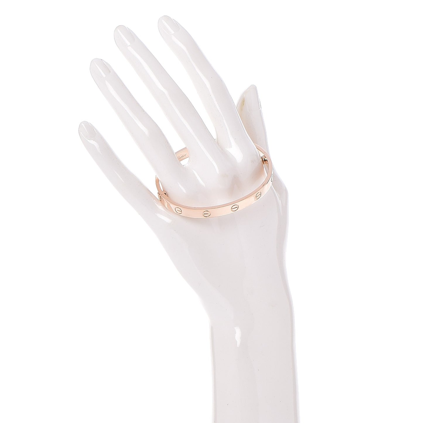 18K Pink Gold LOVE Bracelet 17