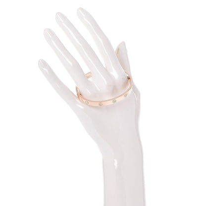 Cartier 18K Pink Gold LOVE Bracelet 17 2 of 9