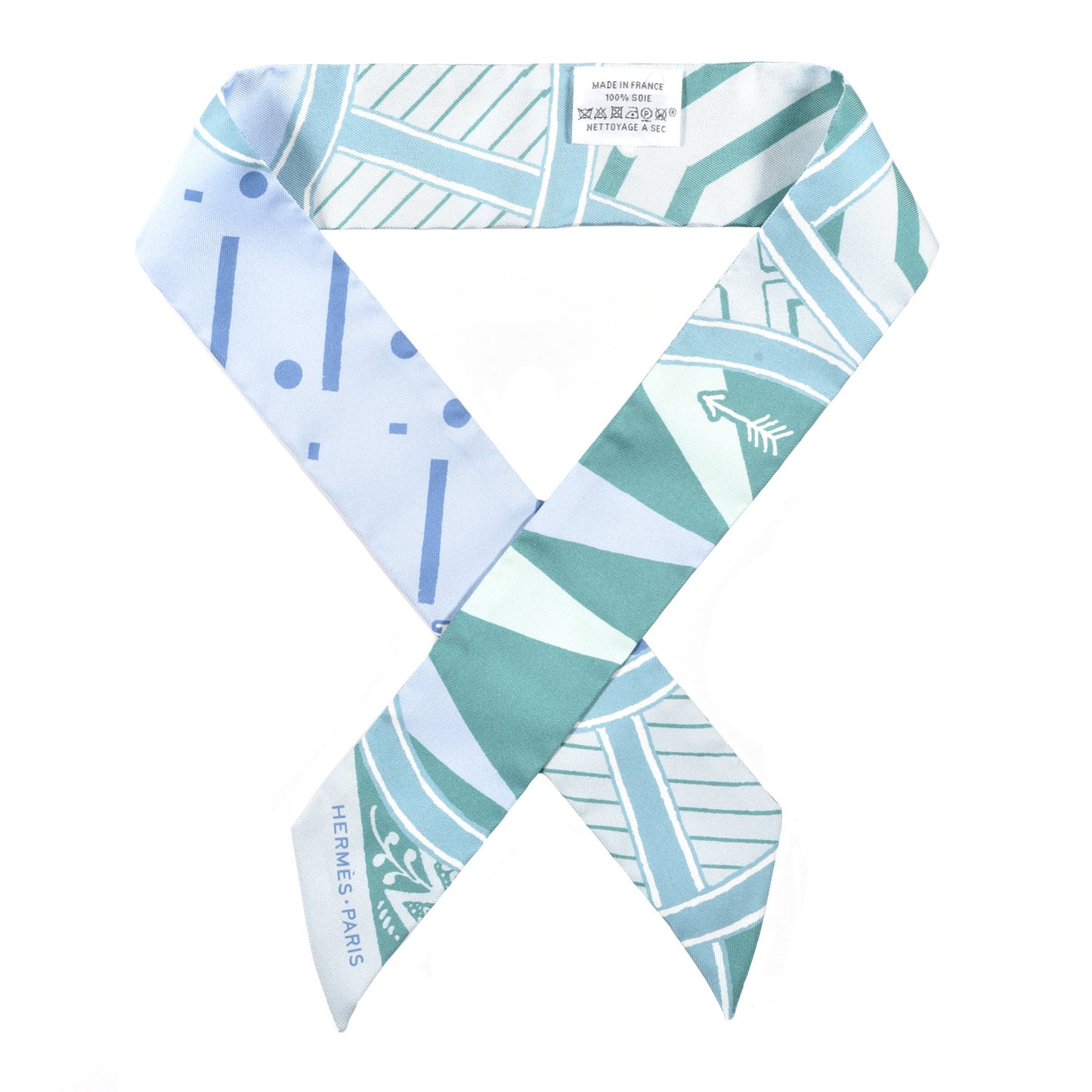 Silk Jeu de Soie Uniforme Twilly Aqua Celadon Ciel