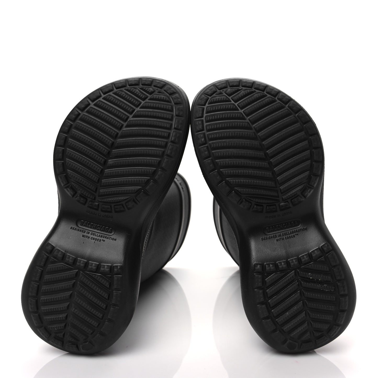 X CROCS Rubber Womens Rain Boots 36 Black