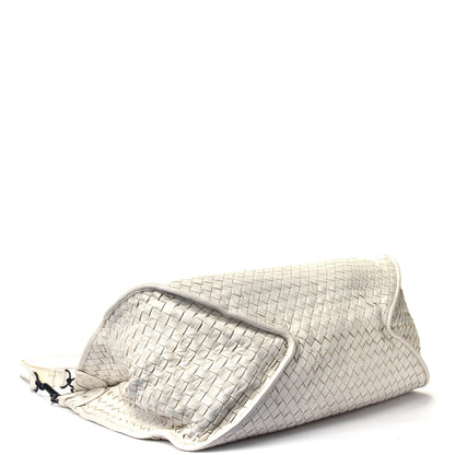 Bottega Veneta Nappa Intrecciato Shoulder Bag White 3 of 7