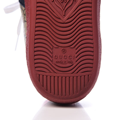 Gucci GG Supreme Monogram Ayers Mens New Ace Low-Top Sneaker 6.5 Beige Red 9 of 12
