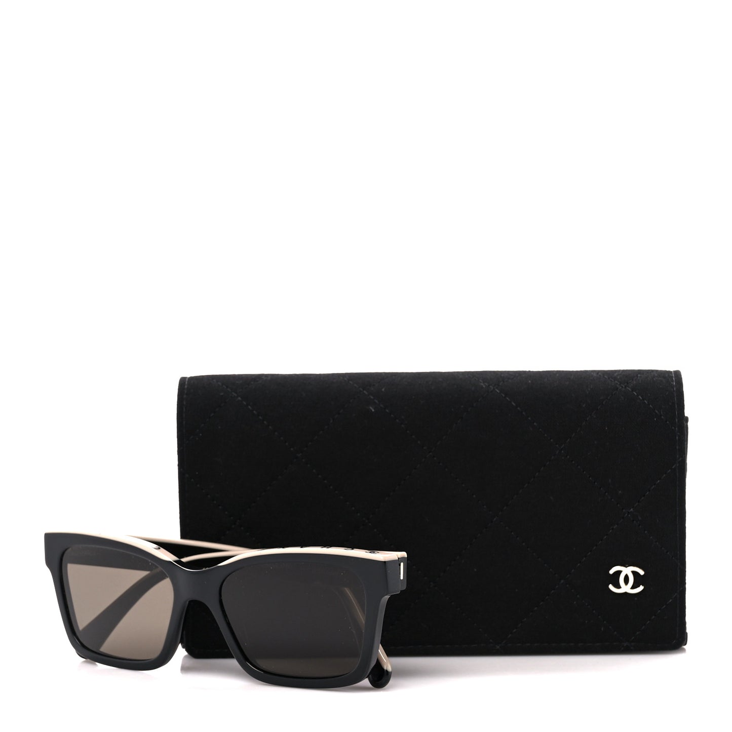 Acetate Polarized Square Sunglasses 5417 Black