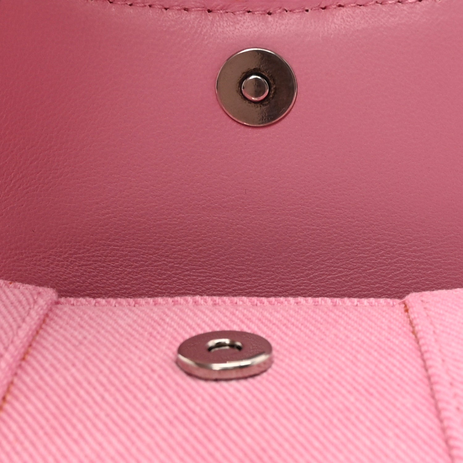 Balenciaga Washed Denim Hourglass Top Handle Bag Mini Denim Pink 13 of 14