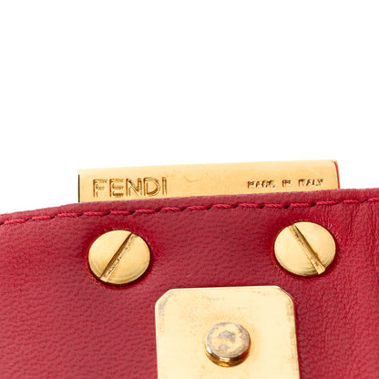 Fendi Suede Baguette Red 8 of 12