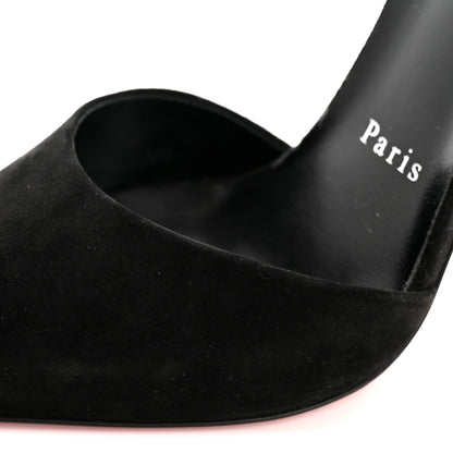 Christian Louboutin Veau Velours Astrida Bride 100 Pumps 39.5 Black 11 of 11