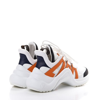 Louis Vuitton Calfskin Technical Nylon LV Archlight Sneaker 39 White 4 of 9