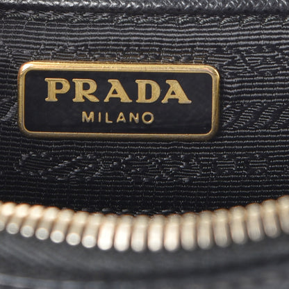 Prada Saffiano Lux Mini Promenade Tote Black 7 of 9