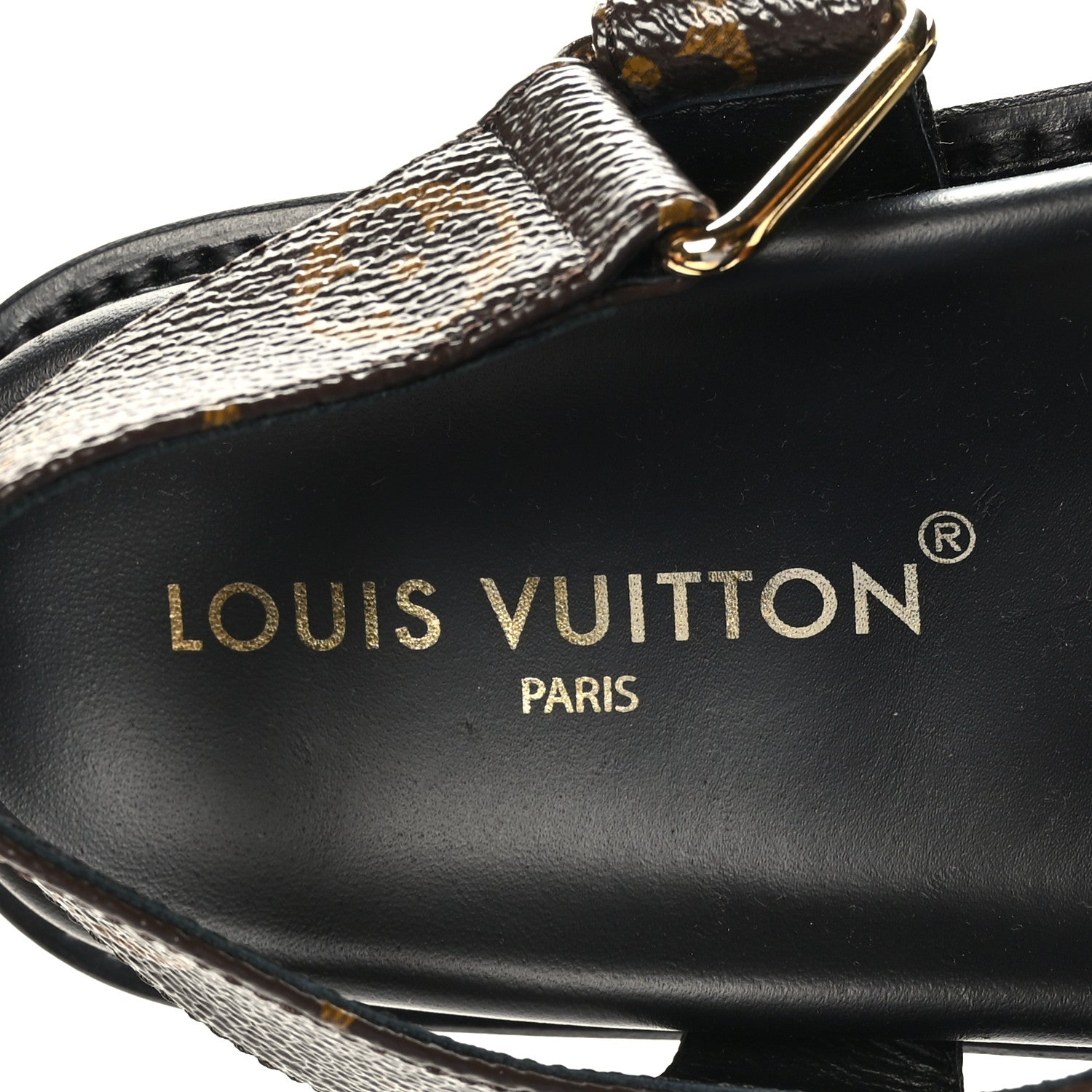 Louis Vuitton Monogram LV Sunset Comfort Flat Sandals 39 Cacao Brown 8 of 9