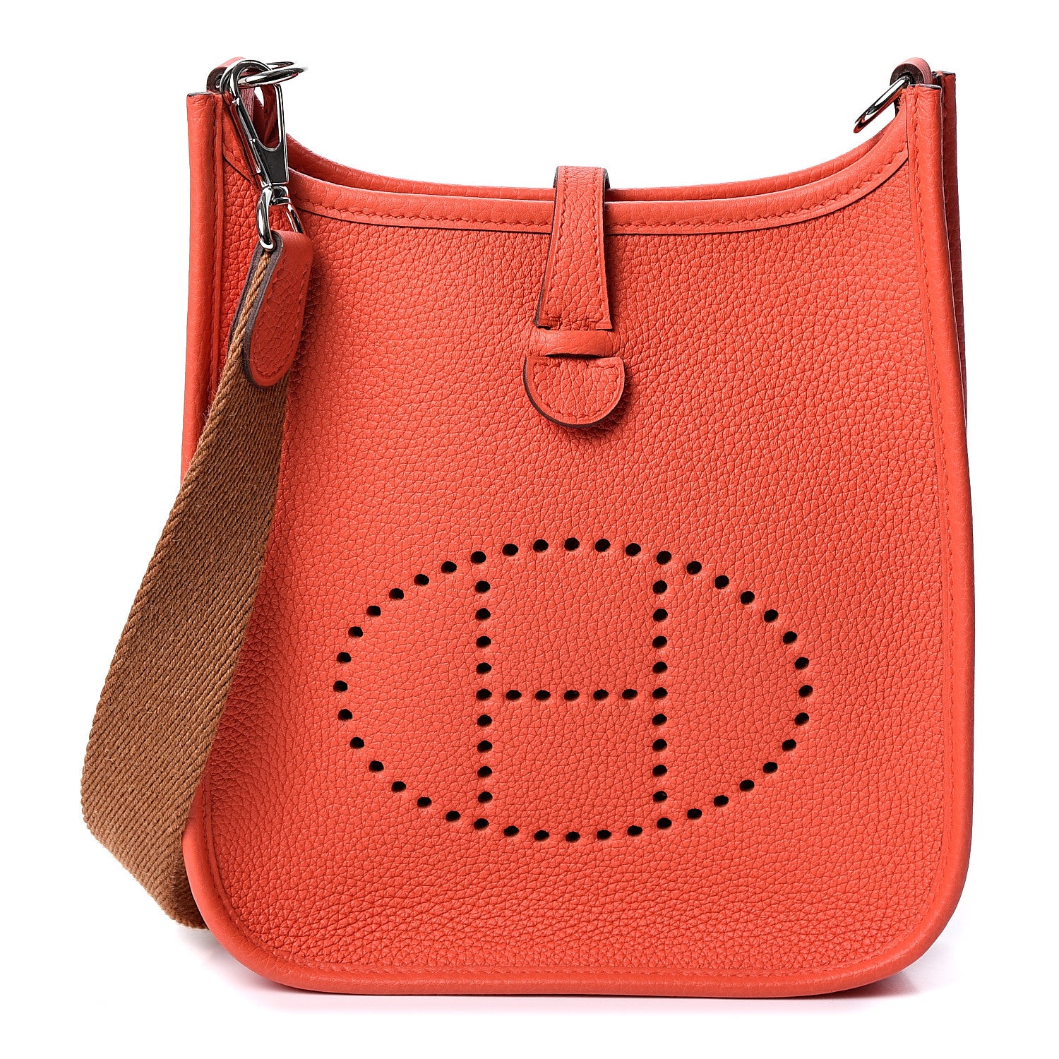 Hermes Taurillon Maurice Amazone Evelyne TPM Capucine Gold 1 of 9