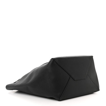 Celine Soft Grained Calfskin Small Belt Cabas Phantom Black 4 of 12
