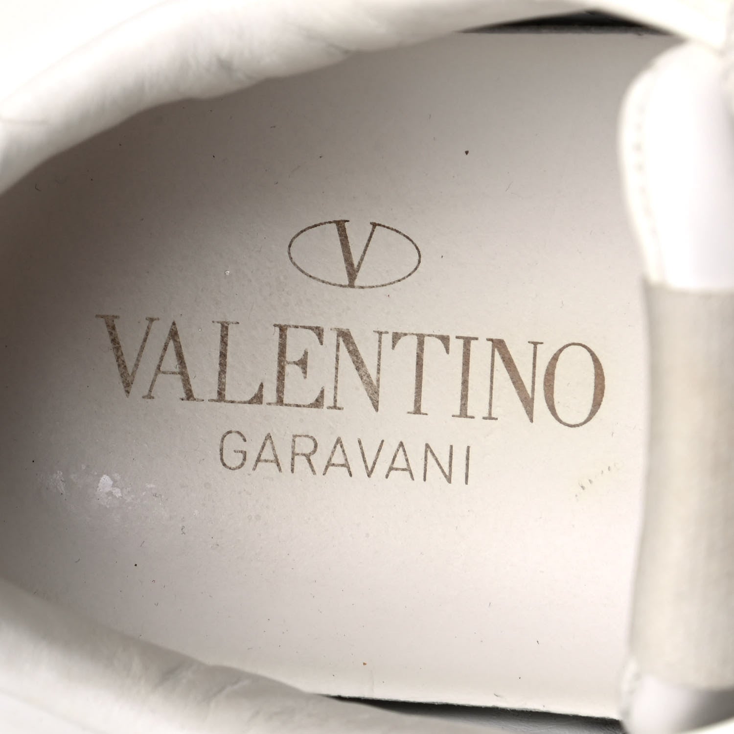 Valentino Garavani Calfskin Rockstud Untitled Open Sneakers 37.5 White 8 of 8
