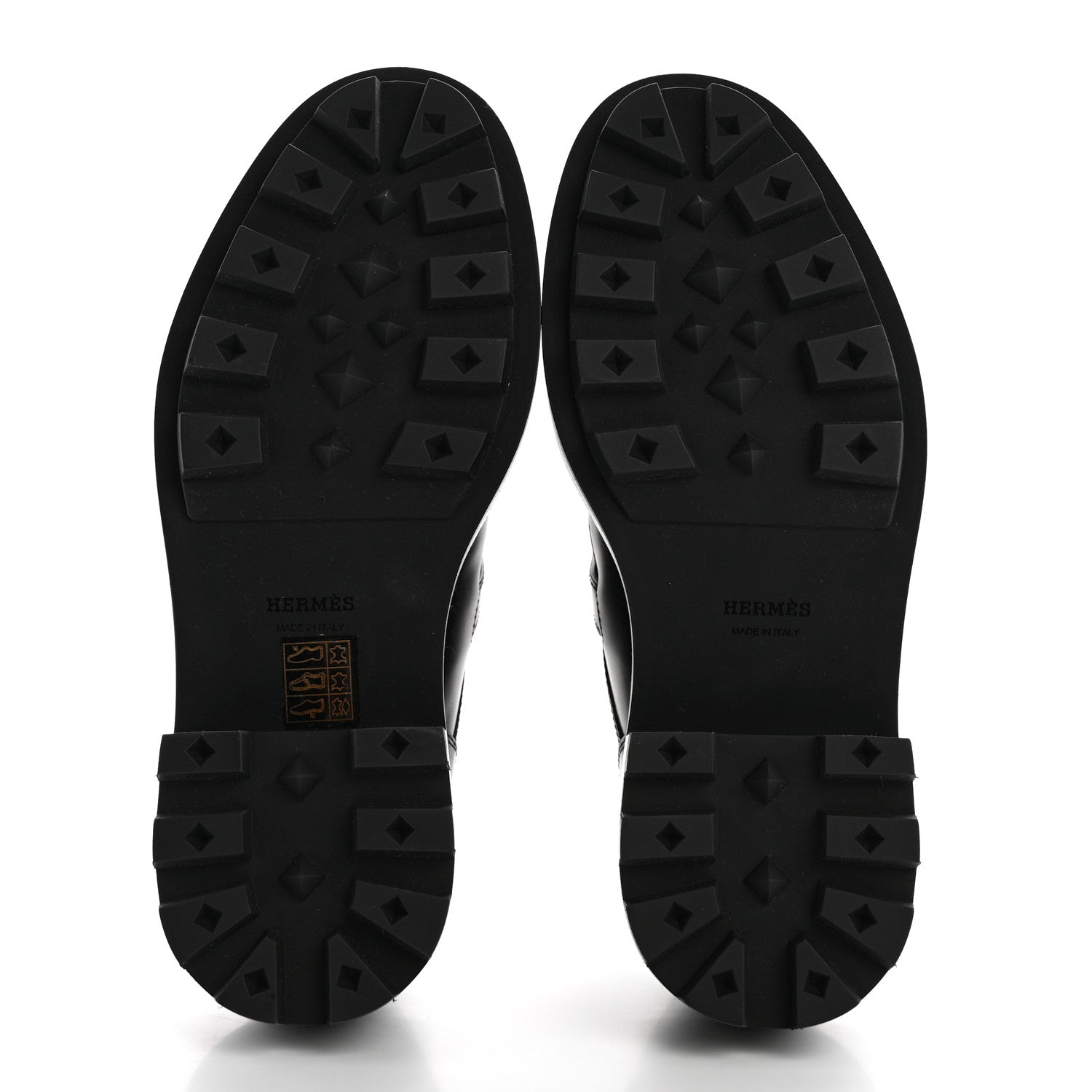 Hermes Glossed Calfskin First Oxford 35.5 Black 5 of 9