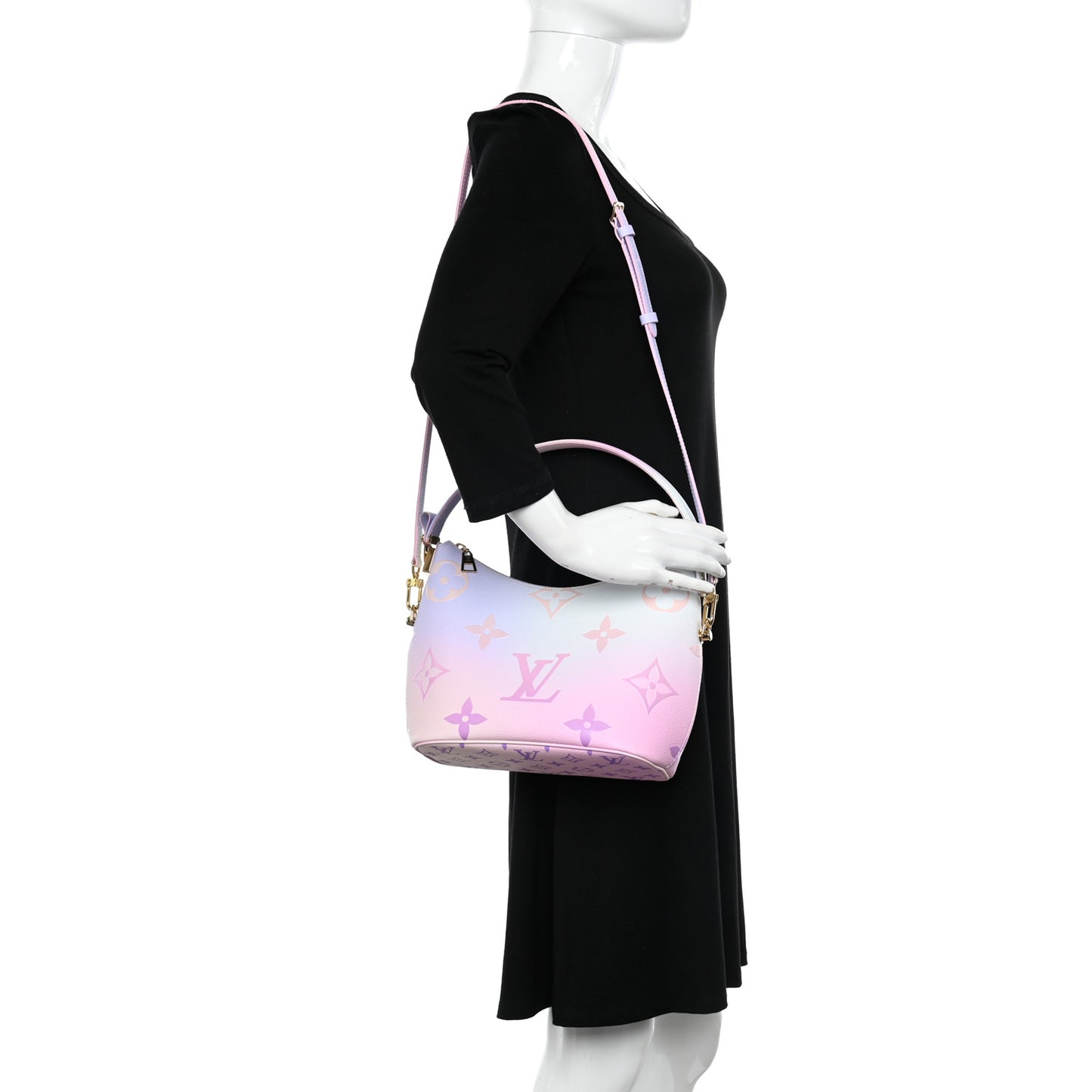 Monogram Giant Spring In The City Marshmallow Hobo PM Sunrise Pastel
