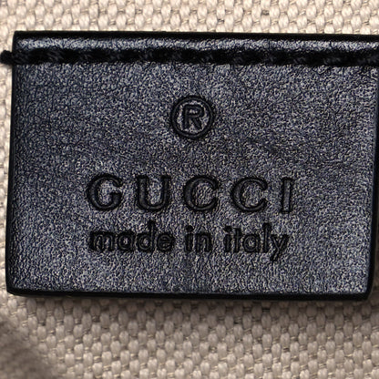 Gucci Calfskin GG Tennis Embossed Belt Bag Black 9 of 14