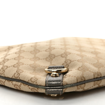 Gucci Monogram Abbey Messenger Bag Pewter 8 of 12