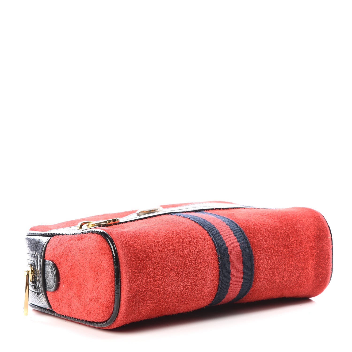 Gucci Suede Small Ophidia Belt Bag 75 30 Hibiscus Red 3 of 8