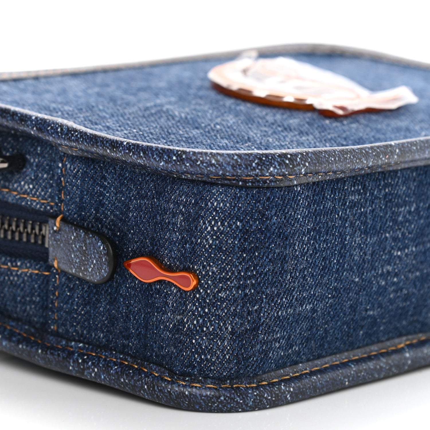Christian Louboutin Miss Denim Calfskin Radioloubi Denim Sabagold 9 of 10