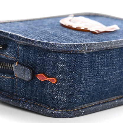 Christian Louboutin Miss Denim Calfskin Radioloubi Denim Sabagold 9 of 10