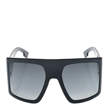 Christian Dior Acetate DiorSo Light 1 Shield Sunglasses Black 2 of 9