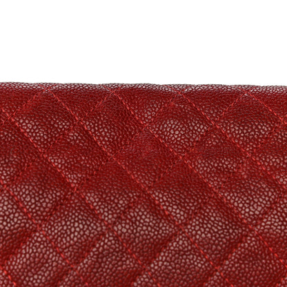 Chanel Caviar Quilted Medium Boy Flap Red 37 of 37