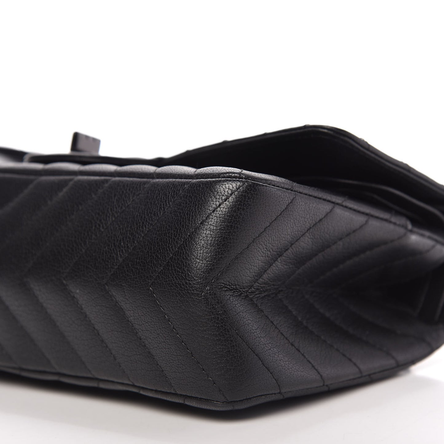 Sheepskin Chevron Quilted 2.55 Reissue 225 Double Flap So Black