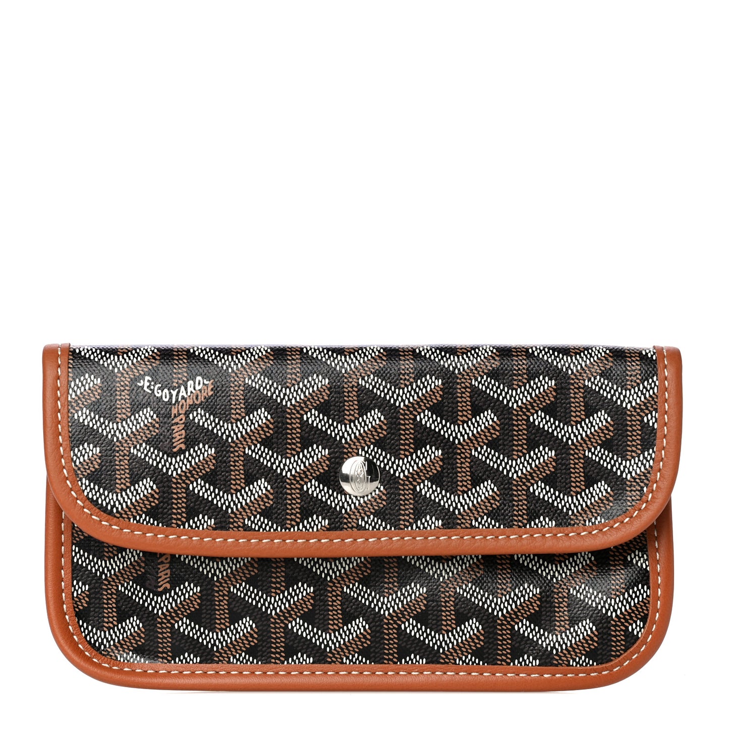 Goyardine Pouch Black Gold