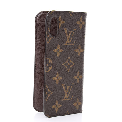 Louis Vuitton Monogram iPhone X Folio Case 3 of 9