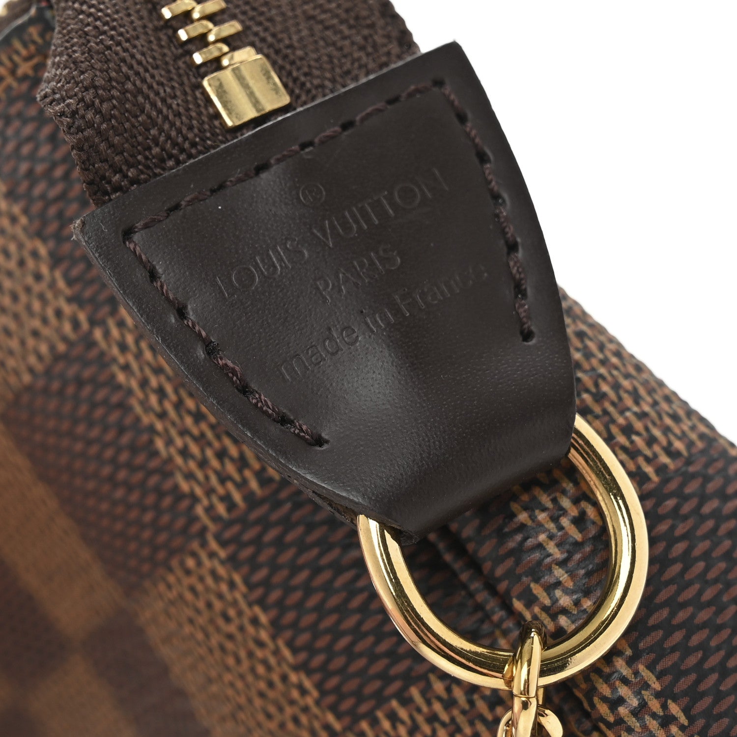 Louis Vuitton Damier Ebene Mini Pochette Accessories 6 of 9