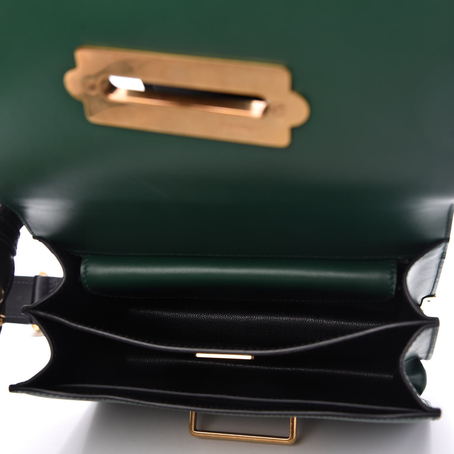 Prada City Calf Saffiano Cahier Bag Biliardo Black 5 of 9