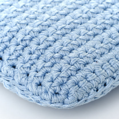 Fendi Fabric Crochet Baguette Phone Bag Azzurro Sky 9 of 12