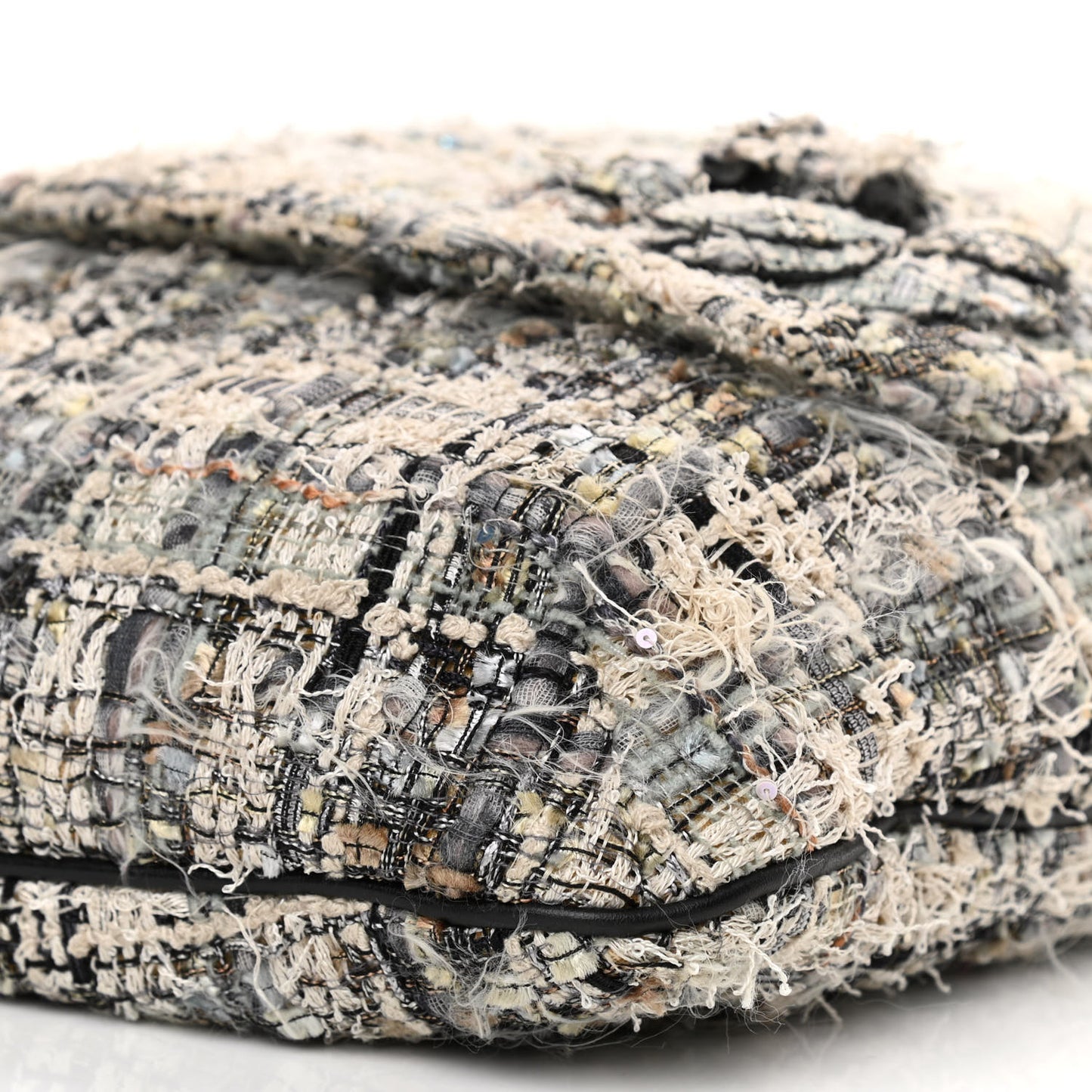 Tweed Camellia Messenger Multicolor