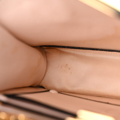 Fendi Melange Flannel Satin Threaded Edge Medium Peekaboo I SEE U Satchel Grigio Bois de Rose 11 of 18