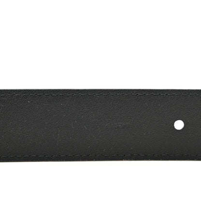Louis Vuitton Calfskin 35mm Pont Neuf Belt 85 34 Black 5 of 6