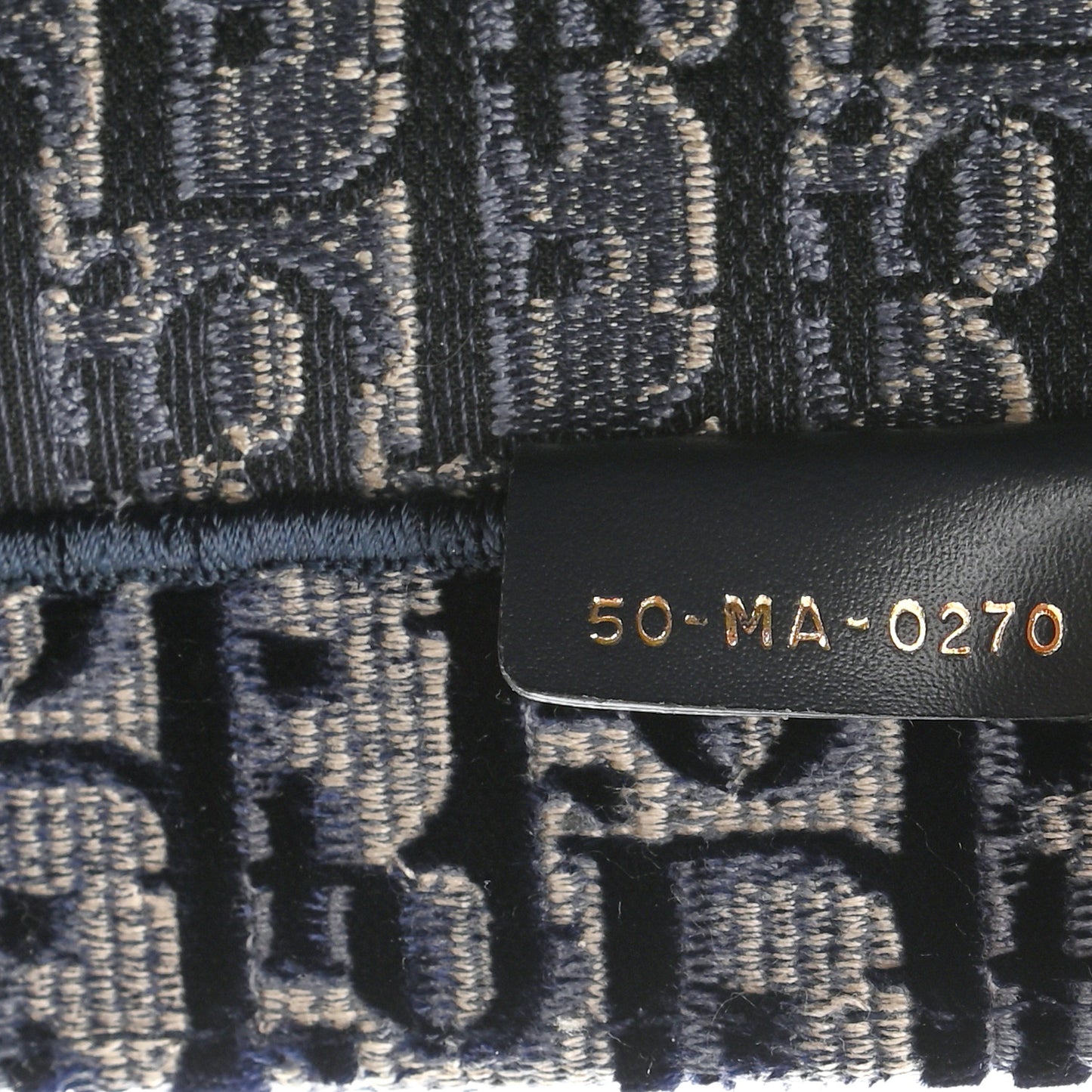 Oblique Velvet Book Tote Blue Multicolor