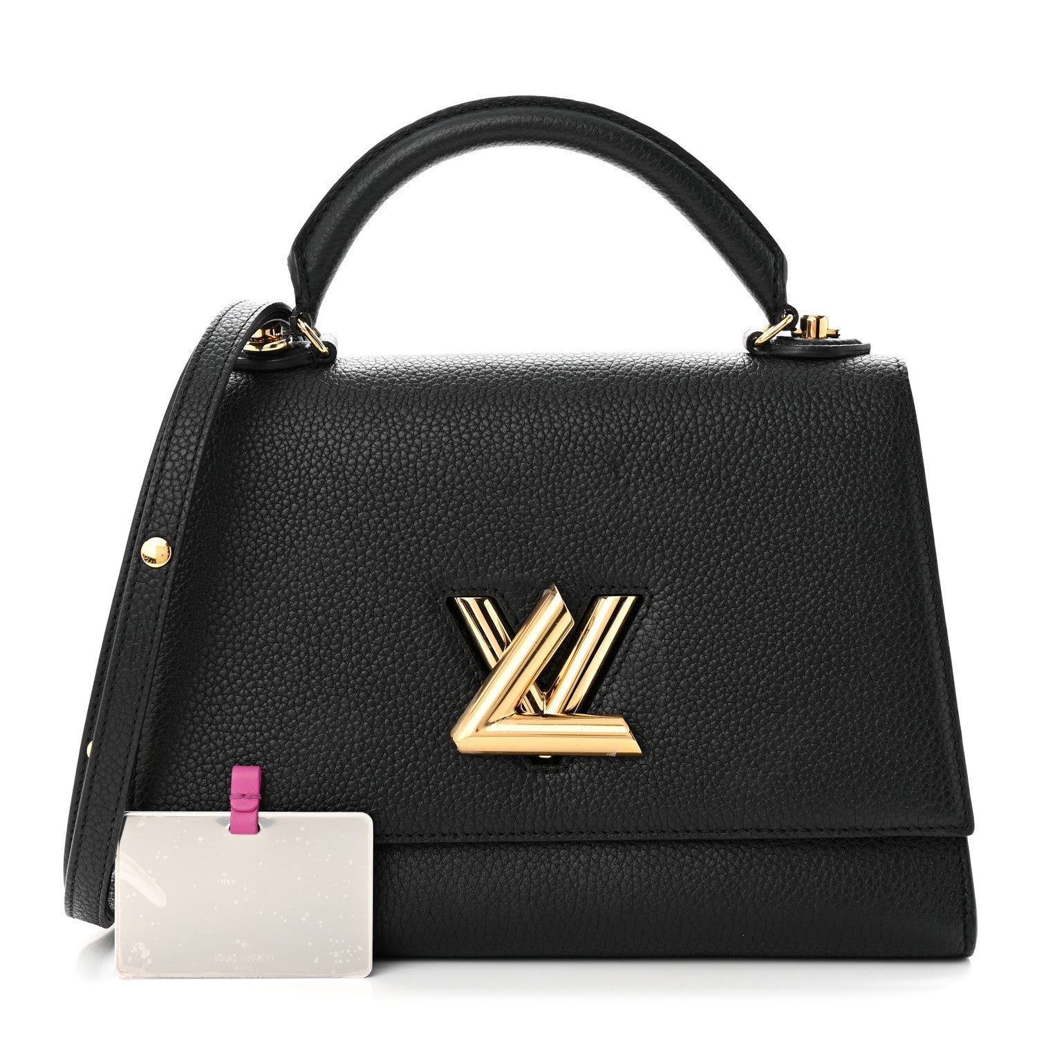 Louis Vuitton Taurillon Twist One Handle MM Black 1 of 12