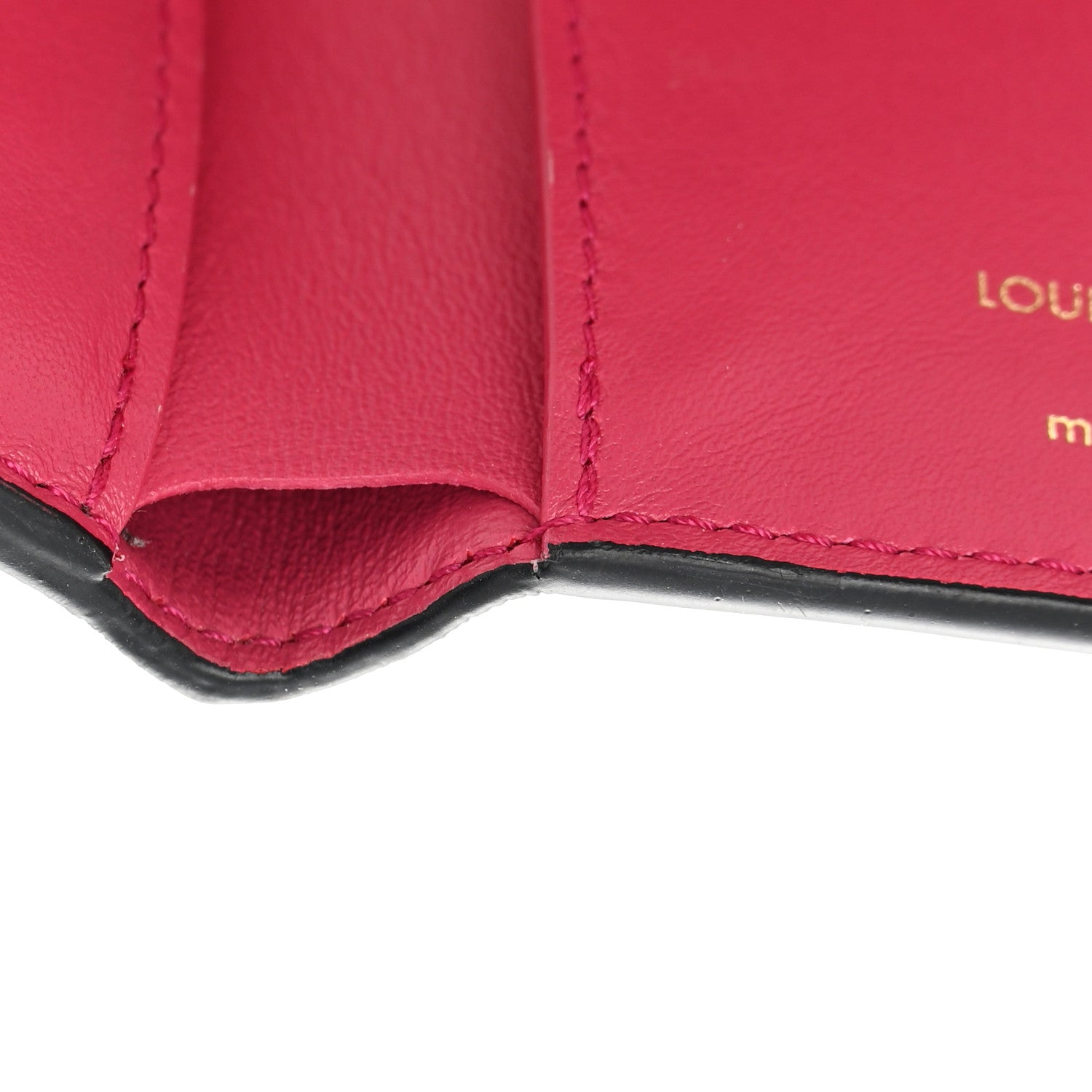 Louis Vuitton Smooth Calfskin LV Pont 9 Compact Wallet Black 7 of 13