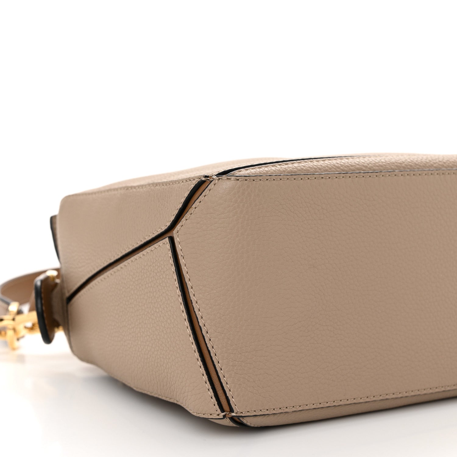 Loewe Grained Calfskin Small Puzzle Bag Sand Mink 9 of 10