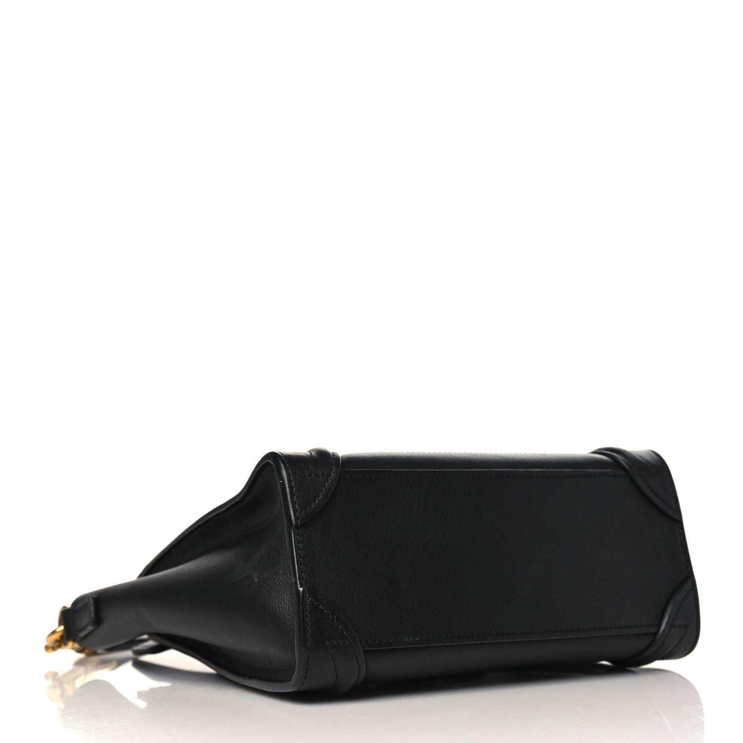 Celine Smooth Calfskin Nano Luggage Black 4 of 8