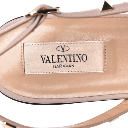 Valentino Garavani Nappa Rockstud Slingback Flats 41 Black Poudre 7 of 8