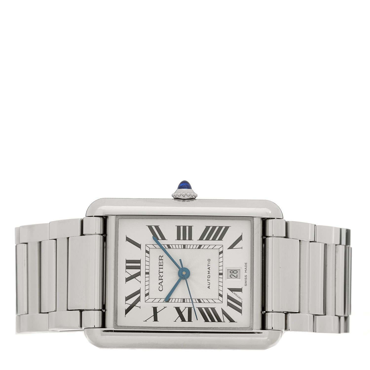 Cartier Stainless Steel 31mm Tank Solo Automatic Watch 2 of 4