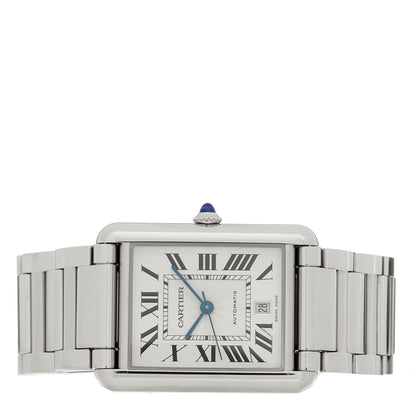 Cartier Stainless Steel 31mm Tank Solo Automatic Watch 2 of 4