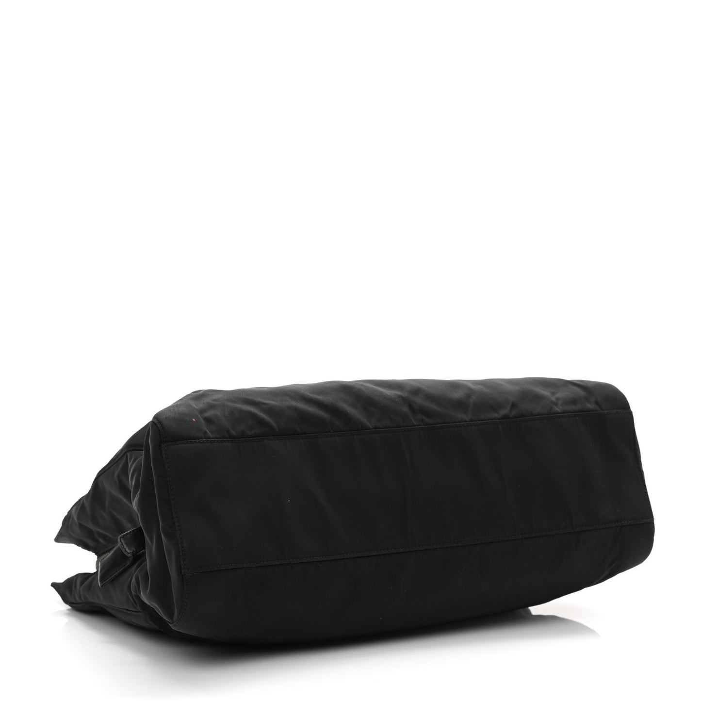 Tessuto Nylon Chain Shoulder Bag Black