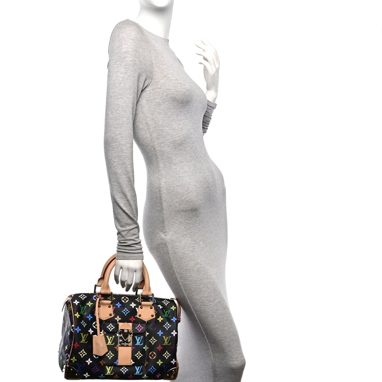 Monogram Multicolor Speedy 30 Black