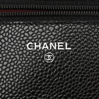 Chanel Caviar Quilted Wallet On Chain WOC Black 6 of 10