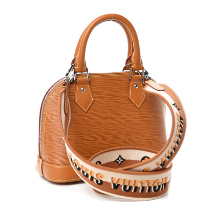 Louis Vuitton Epi Jacquard Alma BB Honey Gold 3 of 10