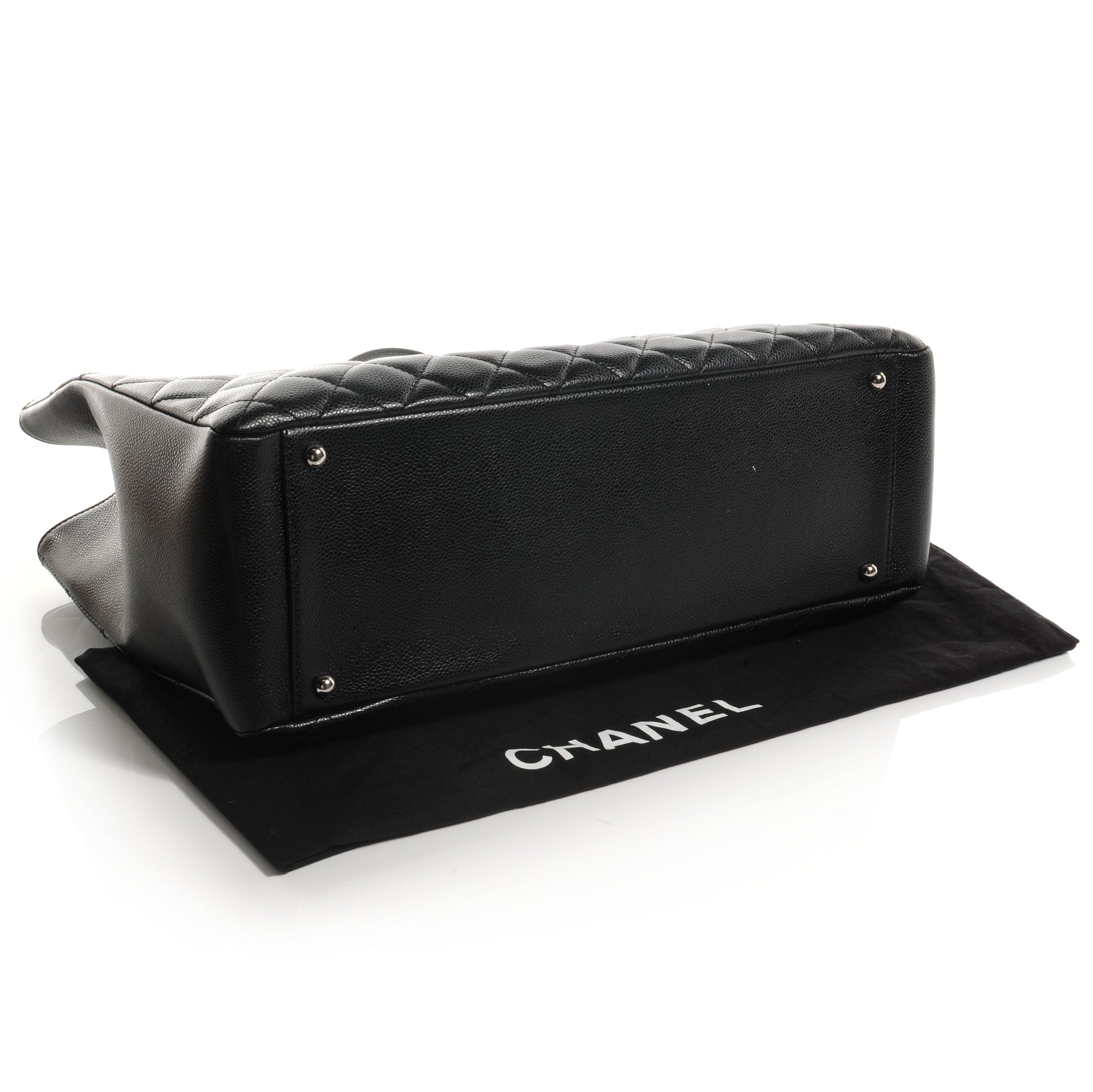 Chanel Caviar XL Grand Shopping Tote GST Black 4 of 8