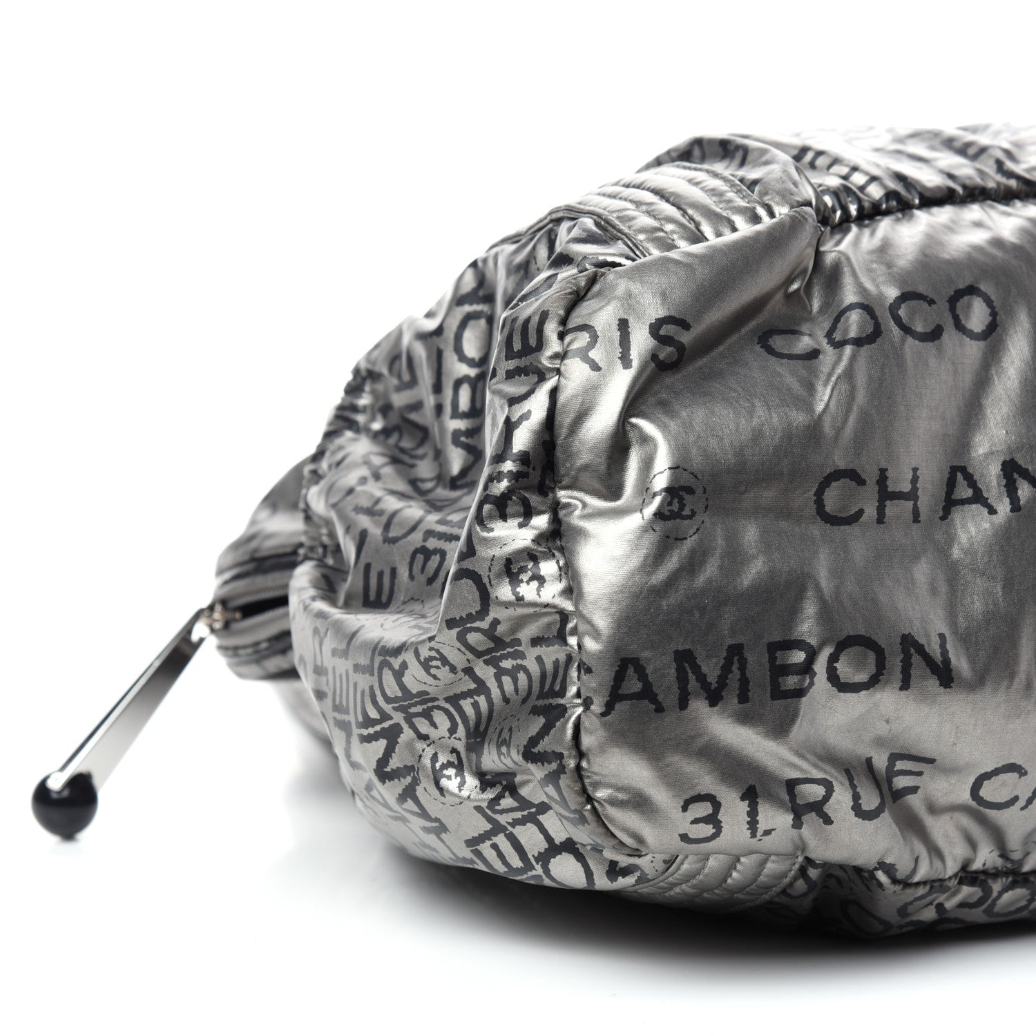 Chanel Lacquered Canvas Medium Unlimited Tote Argent Fonce 8 of 10