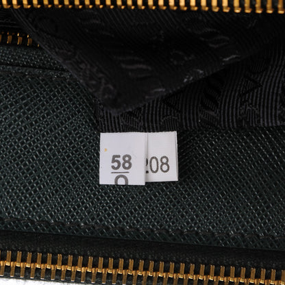 Prada Saffiano Medium Galleria Double Zip Tote Smeraldo 7 of 9