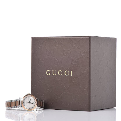 Gucci Stainless Steel 28mm G-Timeless Two Tone Quartz Watch 8 of 8